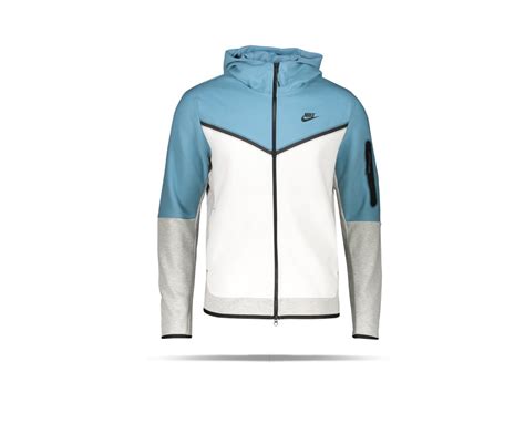 nike tech fleece anzug blau weiß|tech fleece bekleidung.